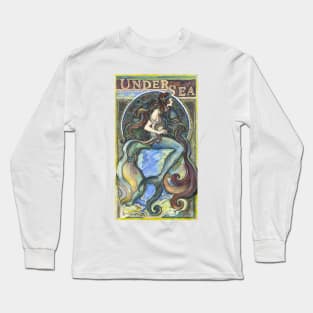 Art Nouveau Mermaid Long Sleeve T-Shirt